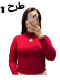 کراپ زنانه فانریپ یقه اشکی