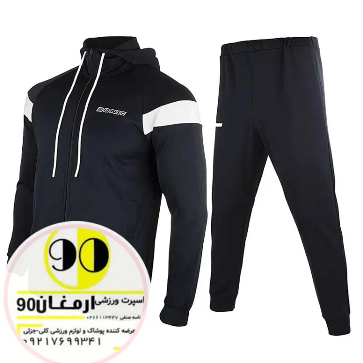 گرمکن شلوار مردانه کلاهدار دونیک MHP 0525-400 سرمه ای