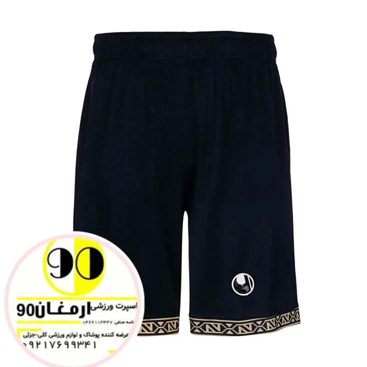 شورت فوتبال آلشپرت MUH3074-400 | سرمه ای/زرد