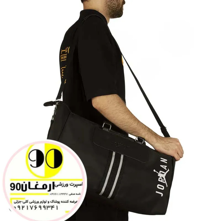 ساک ورزشی طرح نایک ایر جردن | مشکی