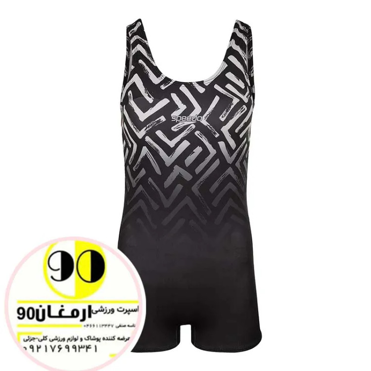 مایو شنا یک تکه زنانه پادار طرح اسپیدو 14030420