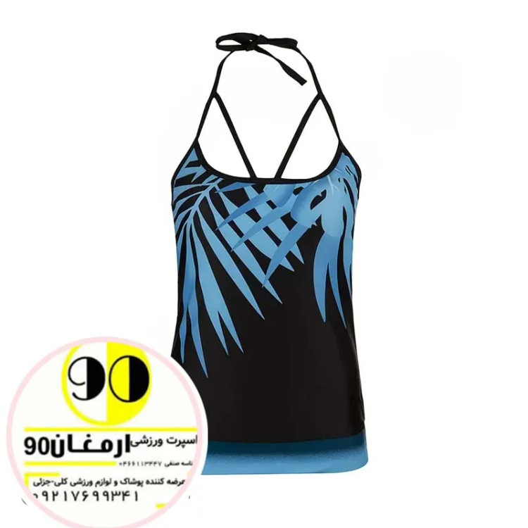 مایو شنا زنانه دوتکه دامنی ارزان