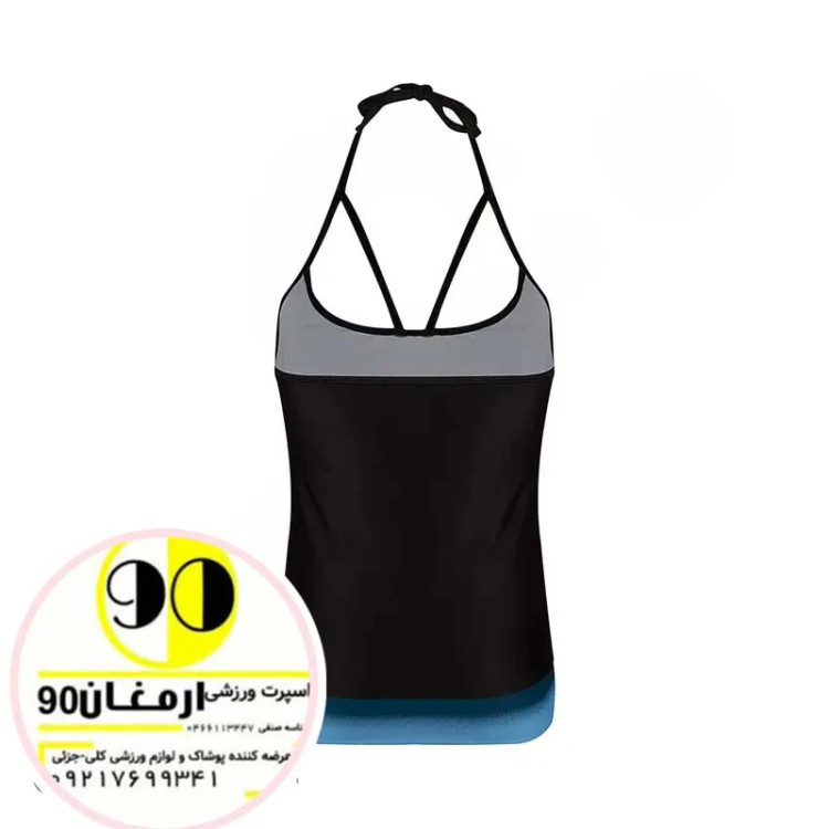 مایو شنا زنانه دوتکه دامنی عمده