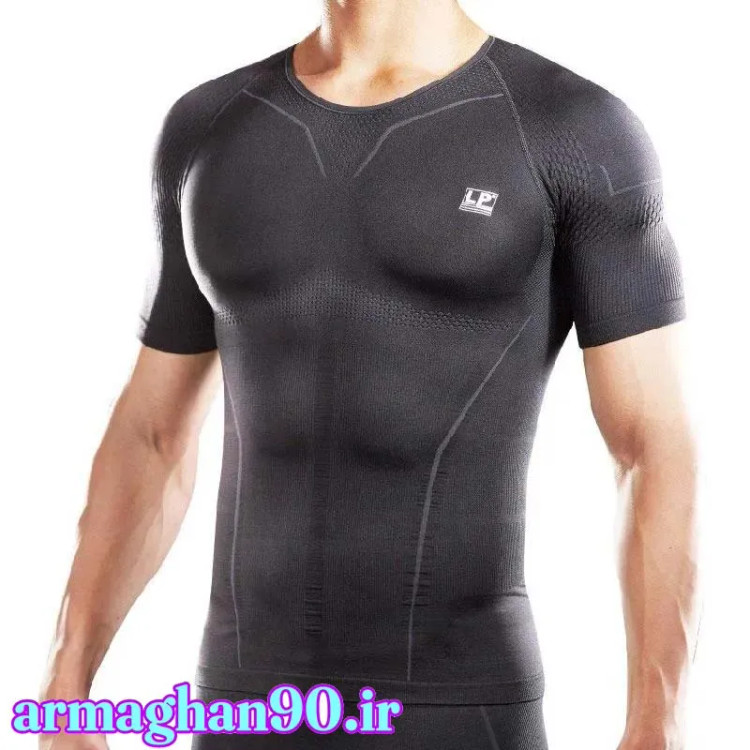 تیشرت طبی گنی مردانه LP ساپورت آستین کوتاه ARM 2301 Z