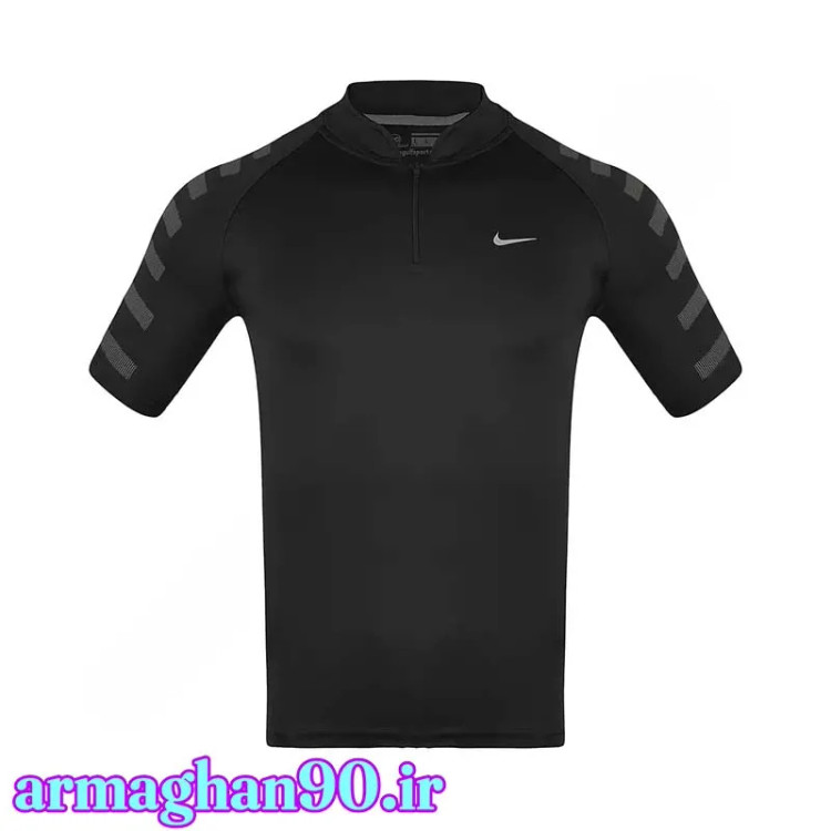 تیشرت ورزشی مردانه نیم زیپ