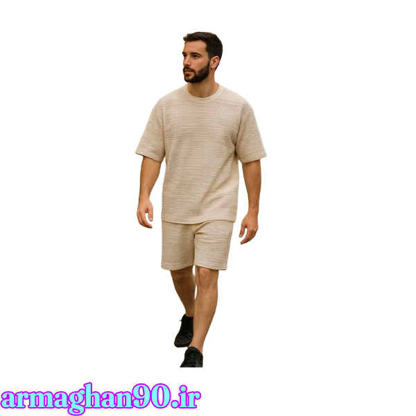 تیشرت شلوارک کرکره ای ارزان
