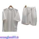 تیشرت شلوارک کرکره ای شیک