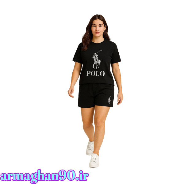 تیشرت شلوارک چاپ پولو