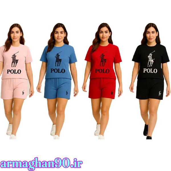 تیشرت شلوارک چاپ دار