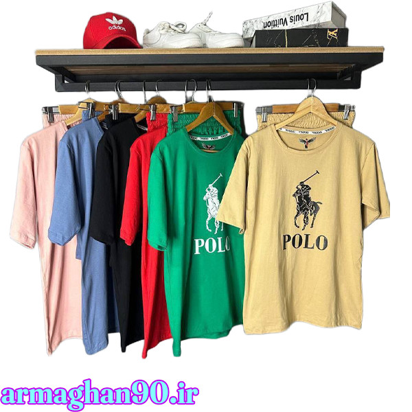 تیشرت شلوارک چاپ پولو