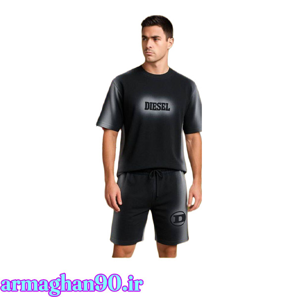 تیشرت شلوارک مردانه طرح DIESEL