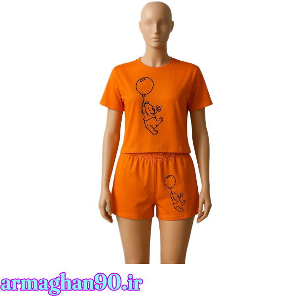 کراپ و شورتک چاپی کد 12731