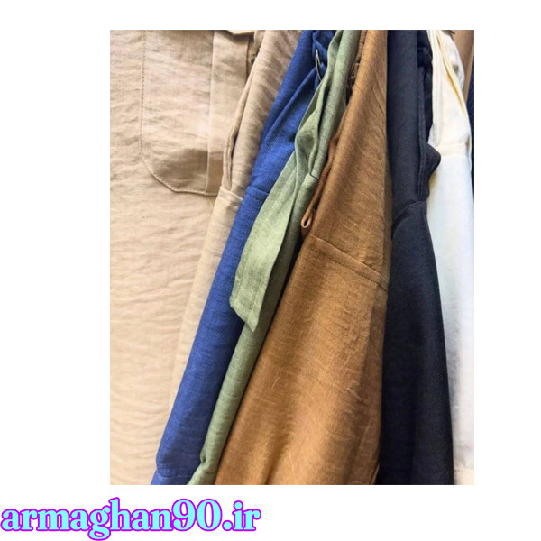 شومیز زنانه آستین بندی دو جیب سوفیا