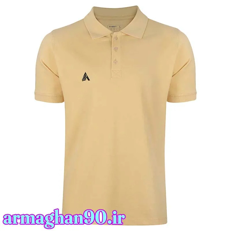 پولوشرت ورزشی مردانه درجه 1 رنگ کرم