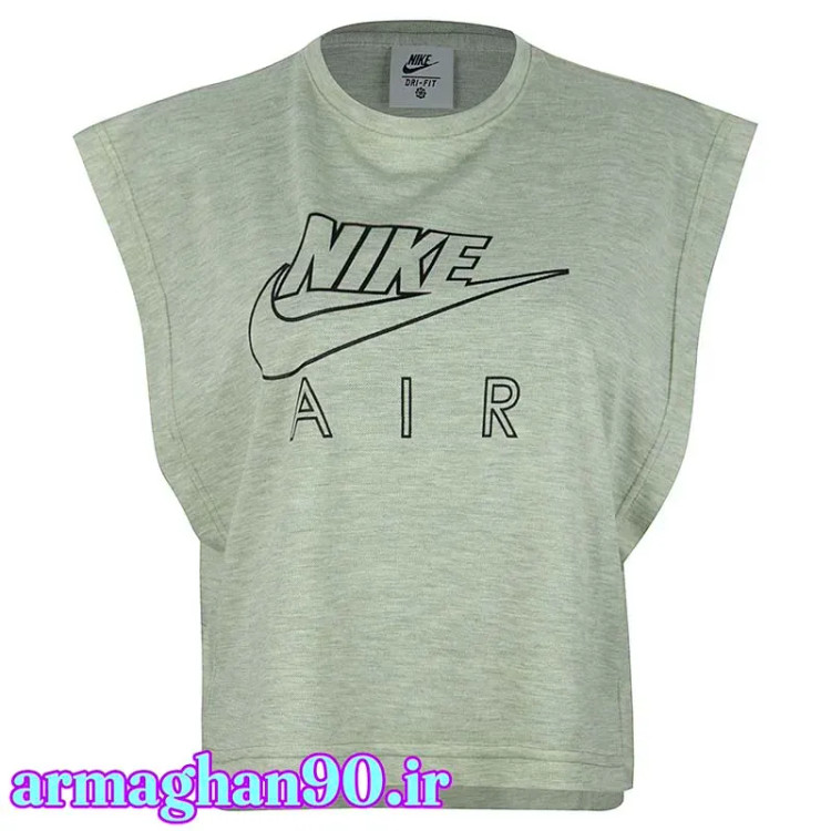 کراپ زنانه جودون پنبهای طرح نایک