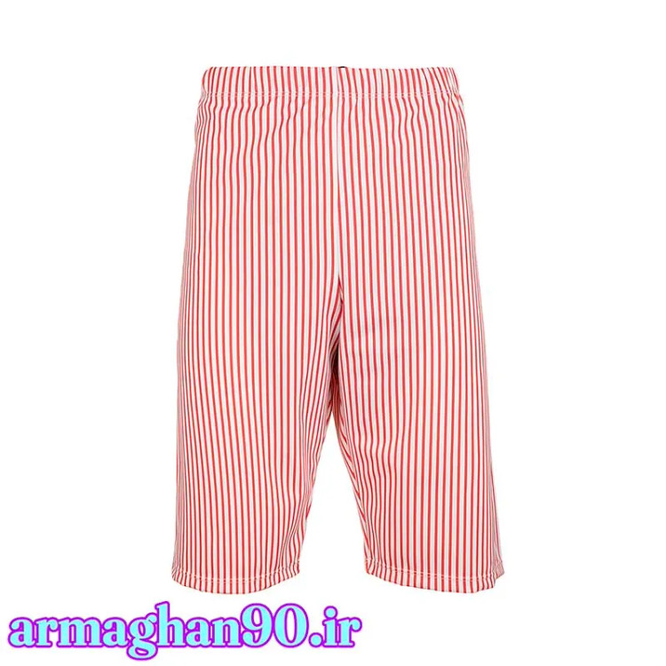 شلوارک بدنسازی مردانه/زنانه راه راهی طراحی ساده