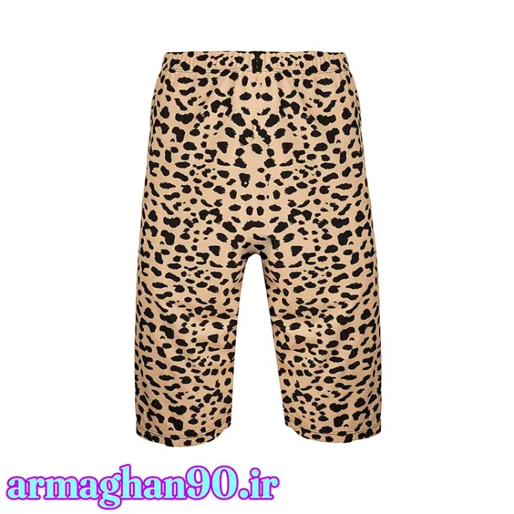 شلوارک بدنسازی پلنگی شیک