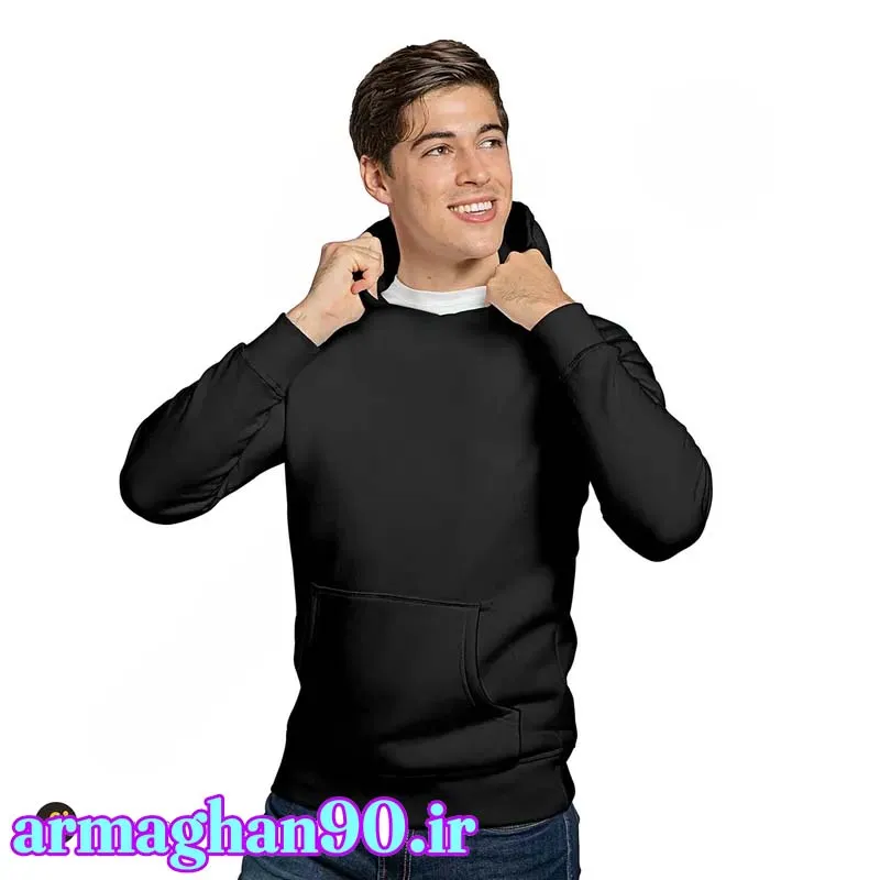 هودی مردانه آستین بلند کلاه دار شیک