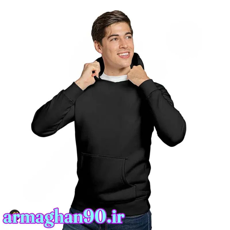 هودی مردانه آستین بلند کلاه دار شیک