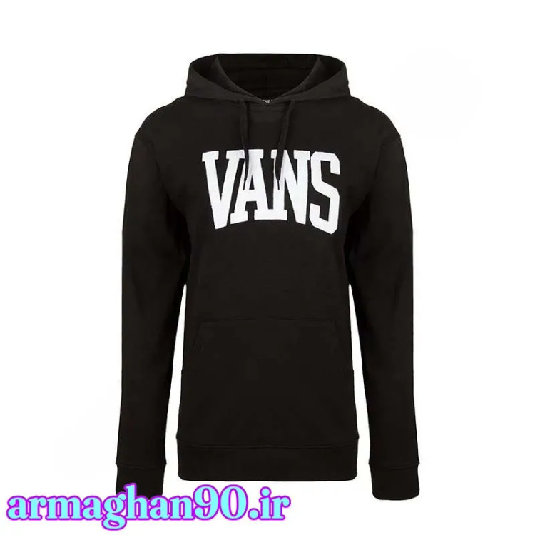 هودی کلاه دار آستین بلند با لوگوی برجسته