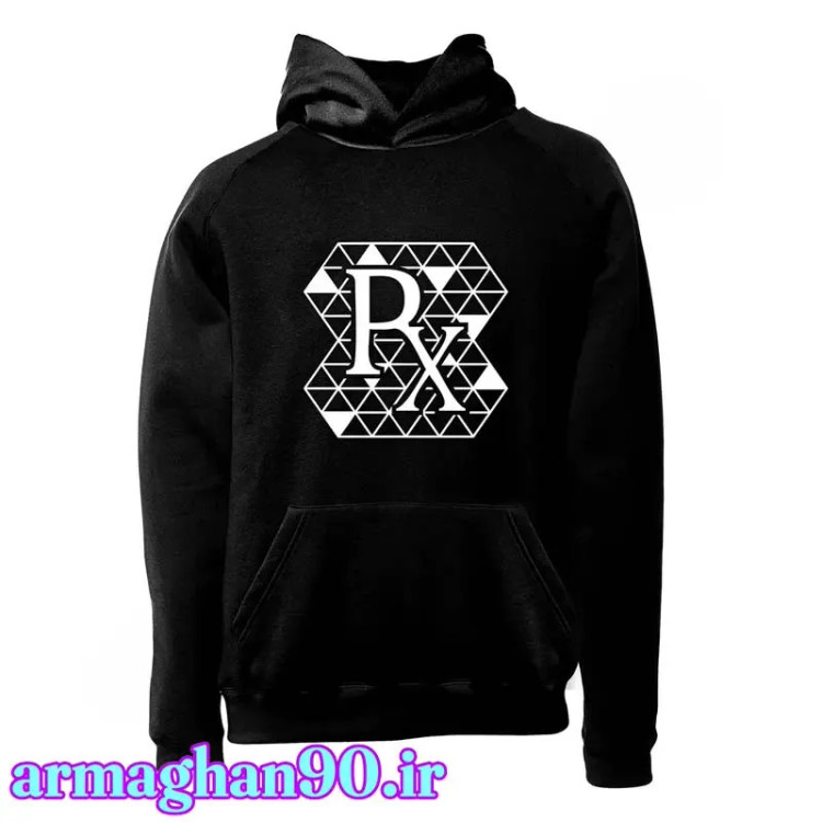هودی کلاه دار اسپرت با لوگو برجسته PX