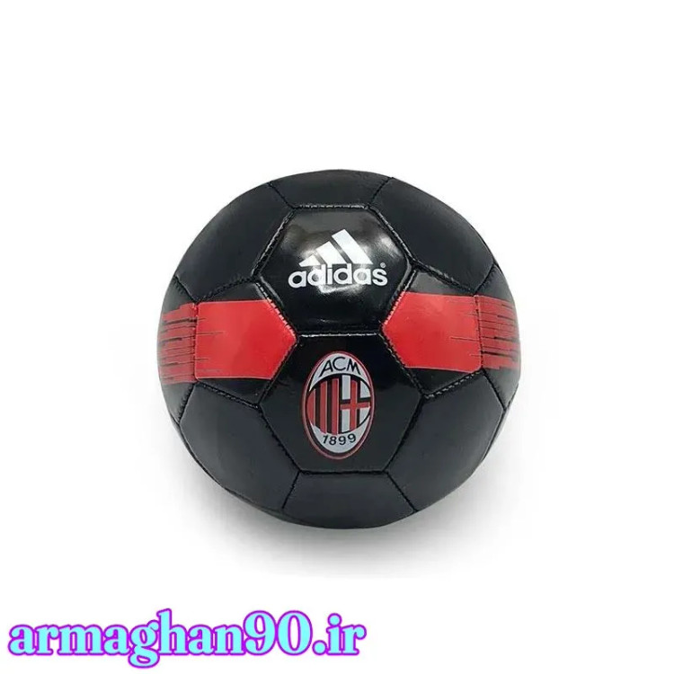توپ کوچک ورزشی با لوگو آث میلان
