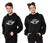 هودی مشکی فری سایز طرح CB